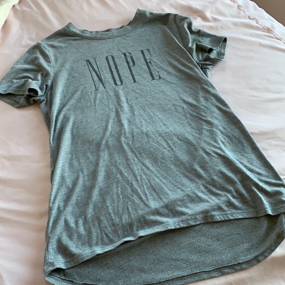NOPE Shirt Gray - Picture 3 of 3